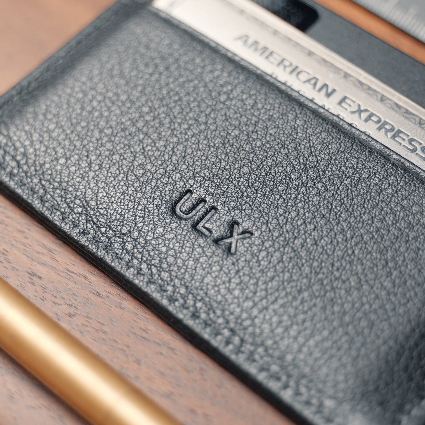 Leather Card Holder - Black