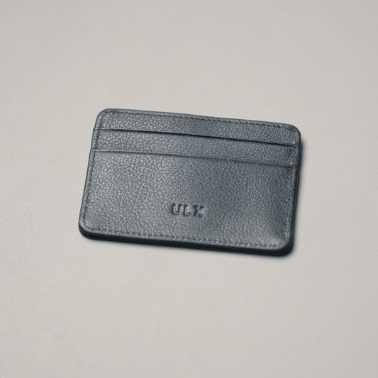 Leather Card Holder - Black