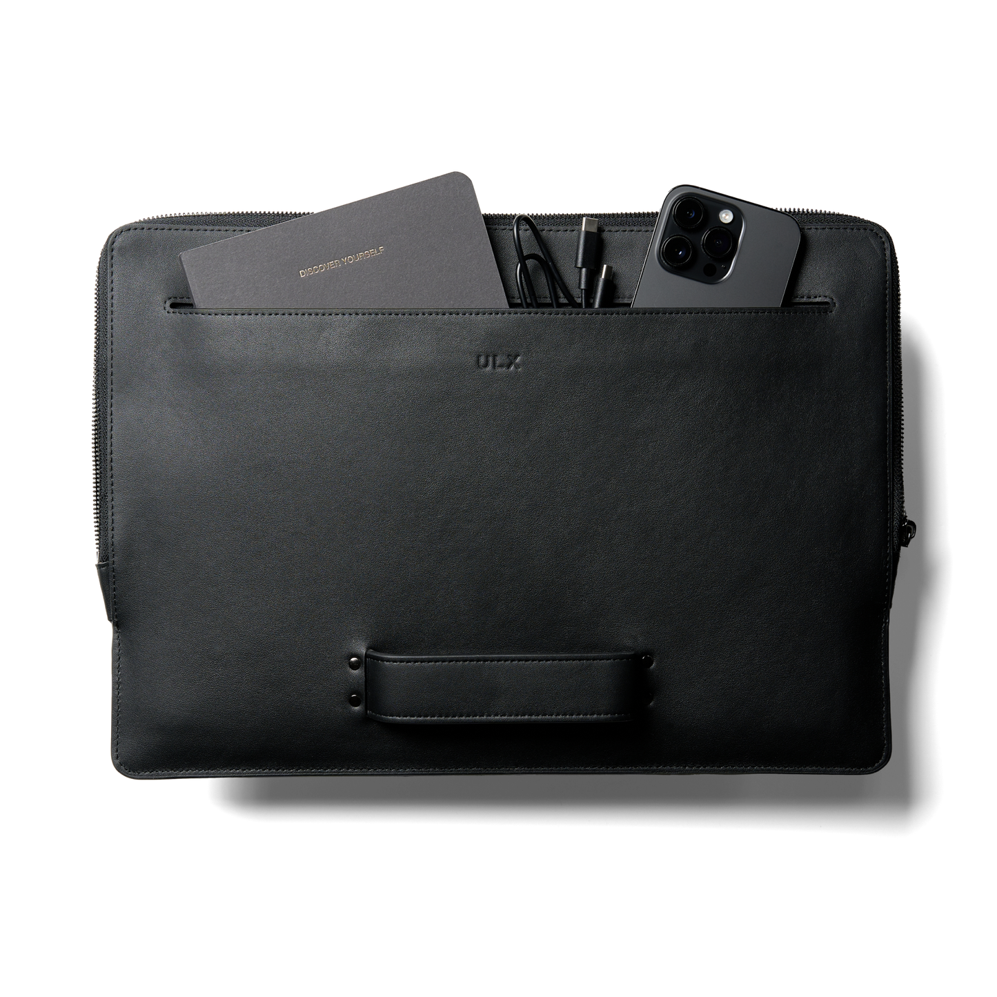 Leather MacBook Sleeve - Black