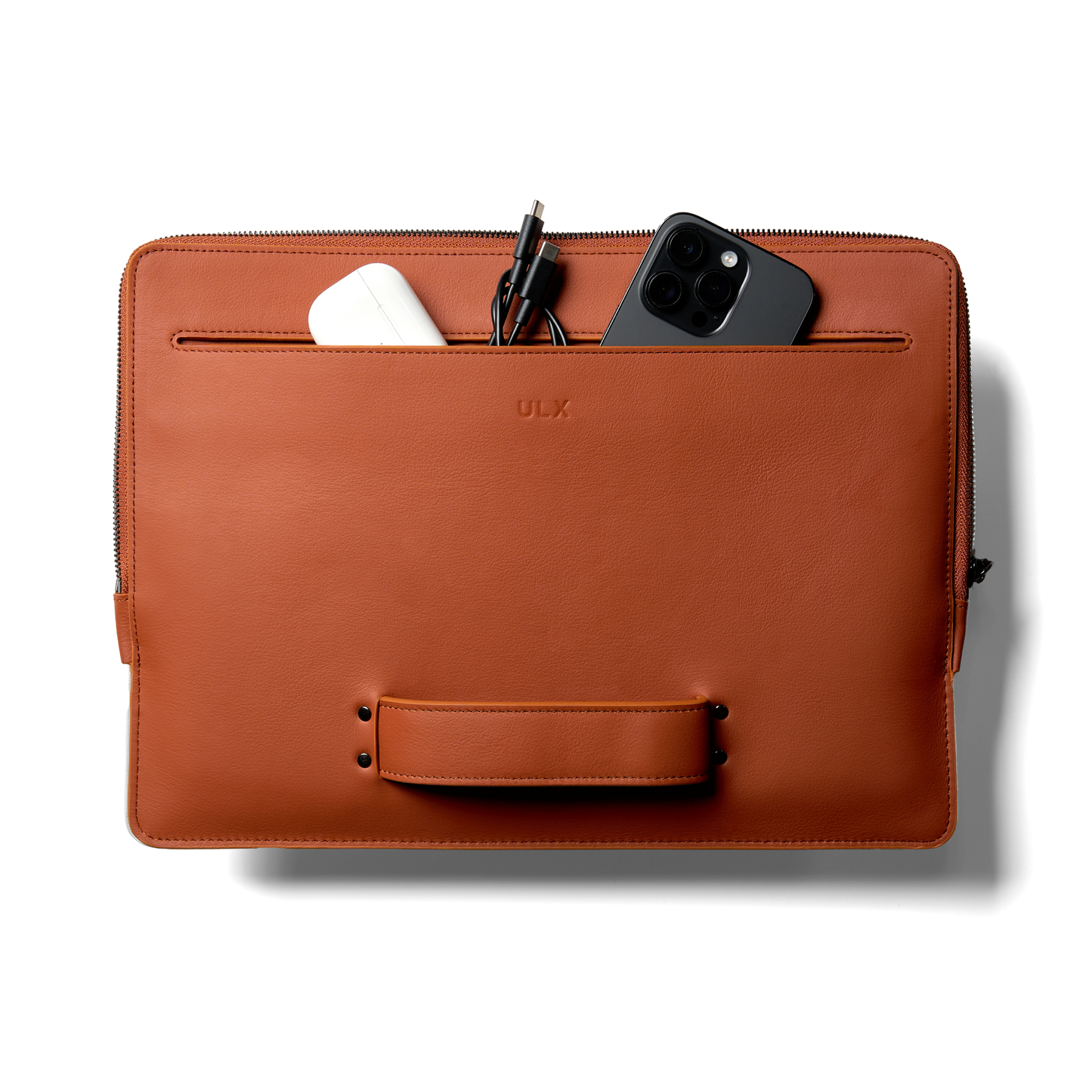 Leather MacBook Sleeve - Brown