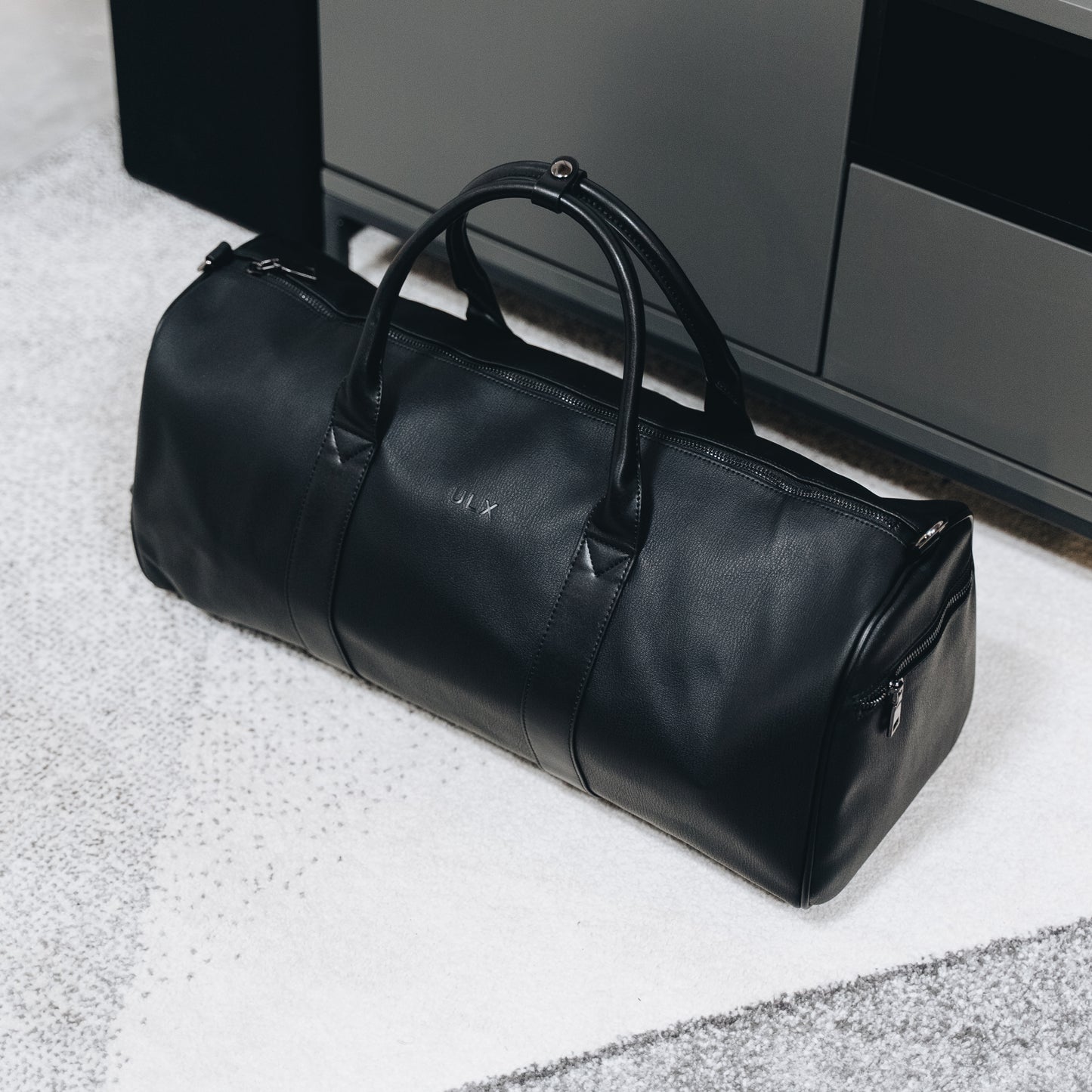 Leather Weekender - Black