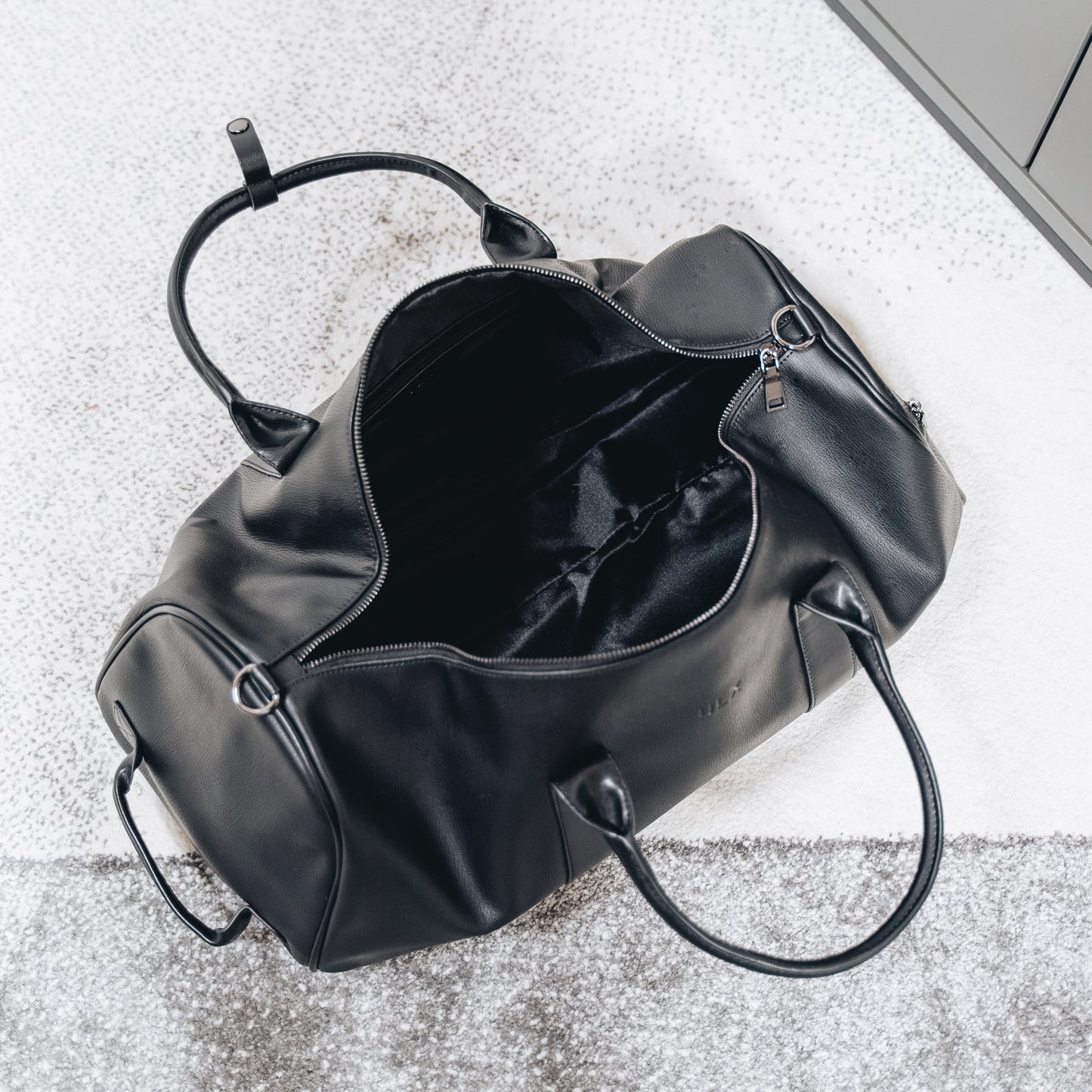 Leather Weekender - Black