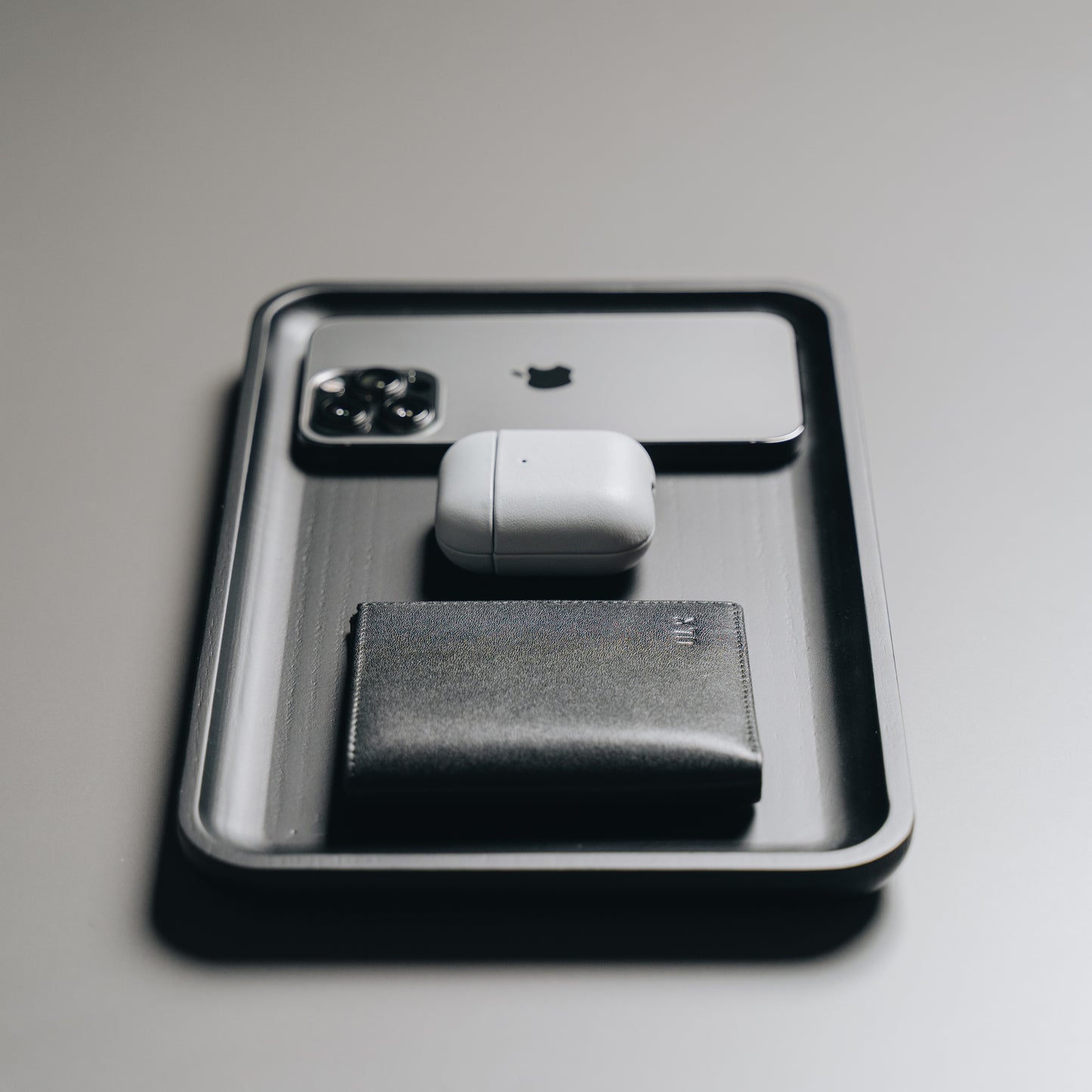 Black Valet Desk Tray