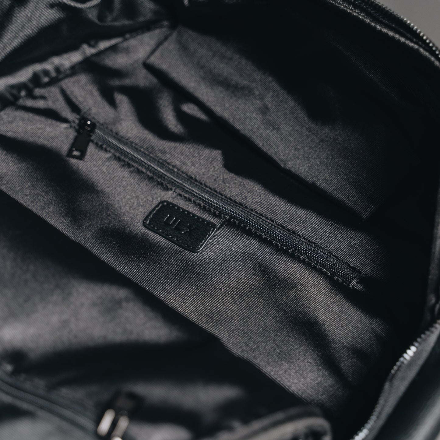 Classic Leather Backpack - Black