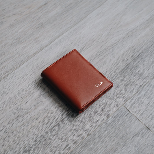 Leather Bifold Wallet - Brown
