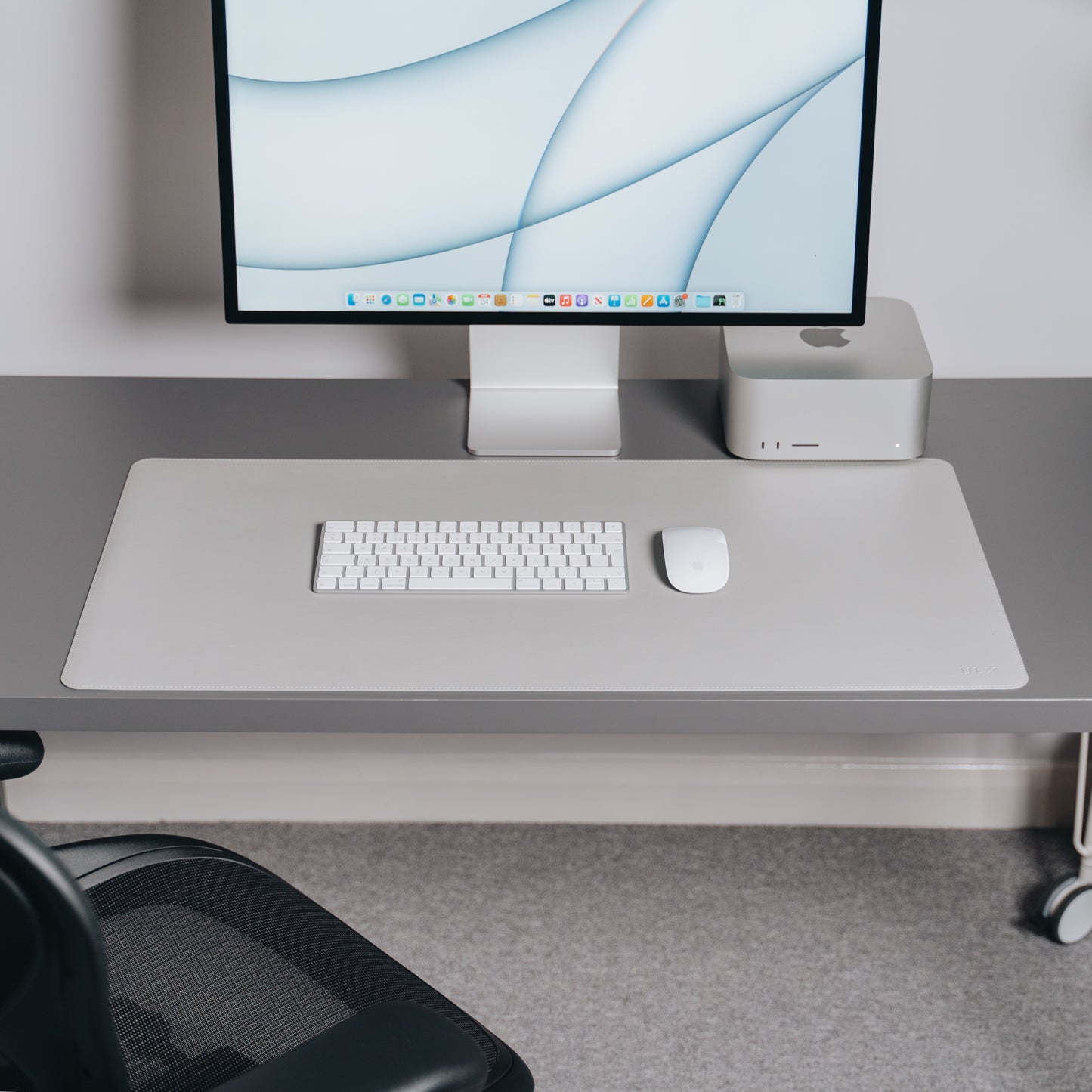 Premium Desk Mat - Grey