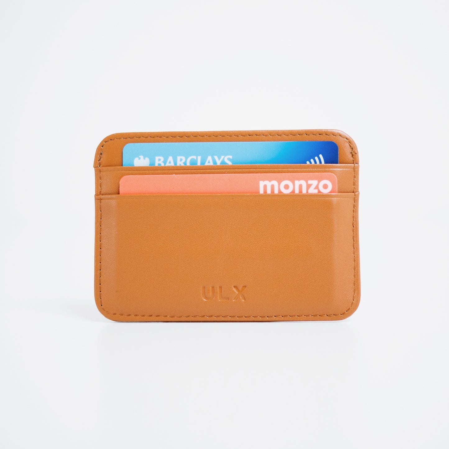 Leather Card Holder - Brown
