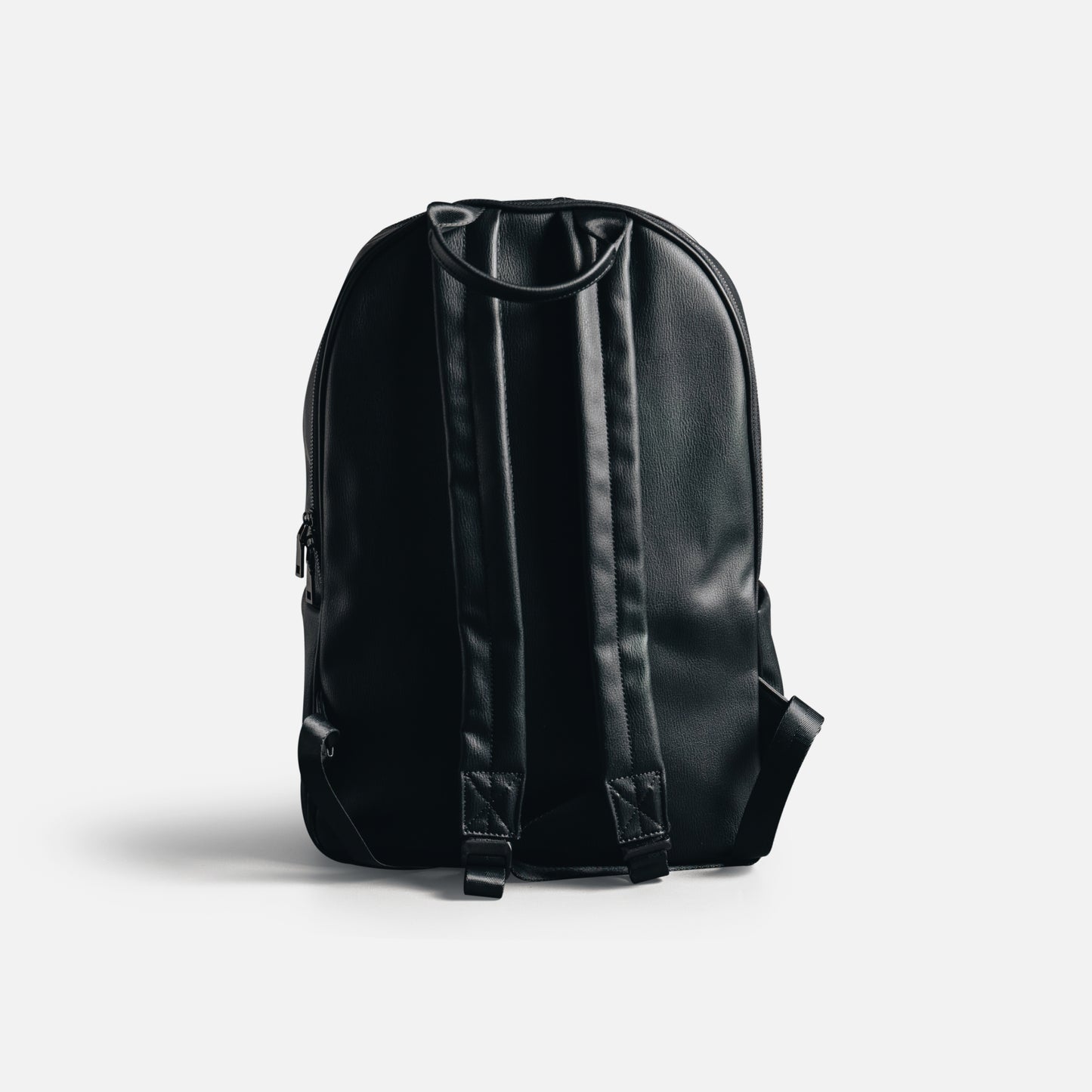 Classic Leather Backpack - Black