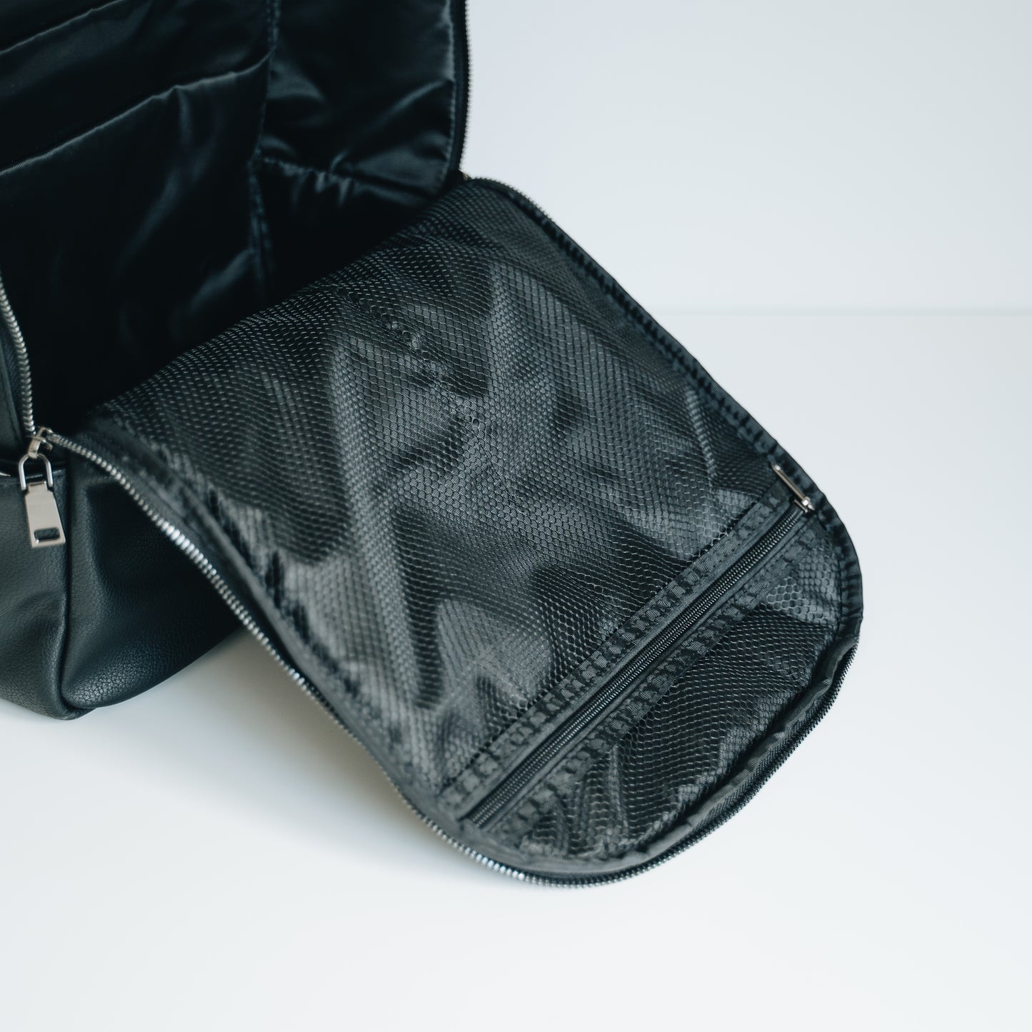 Leather Backpack - Black