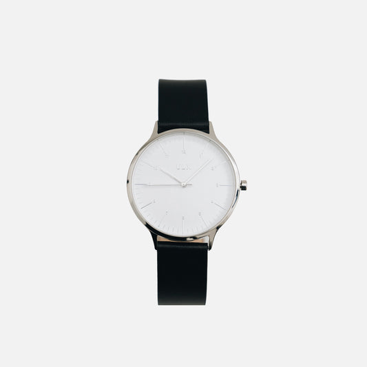 Core - Silver & Black Leather