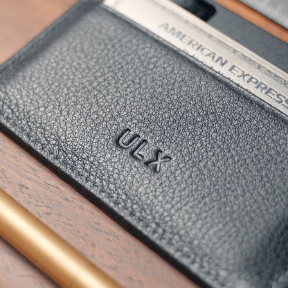 Leather Card Holder - Black