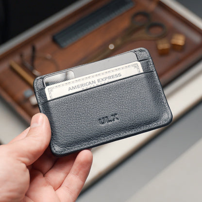 Leather Card Holder - Black