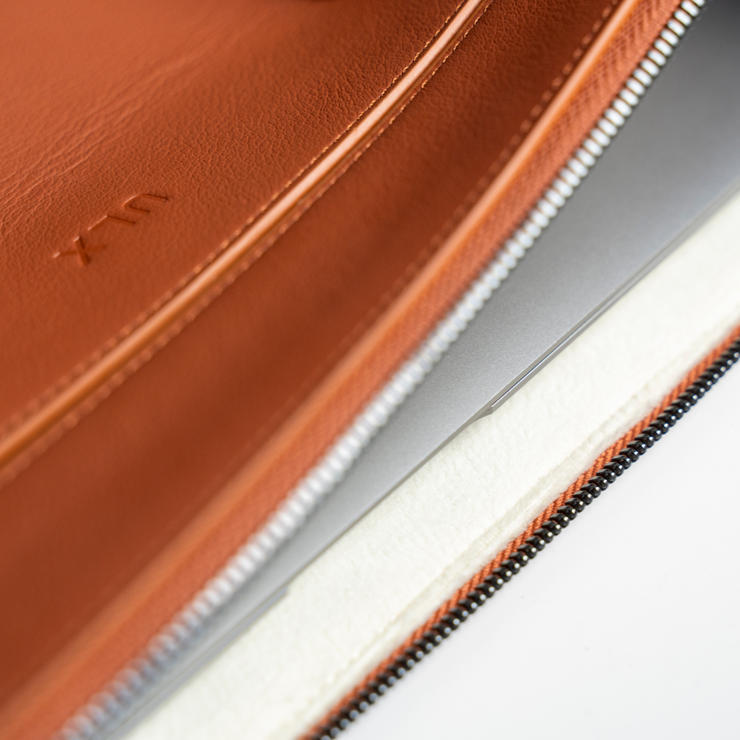 Leather MacBook Sleeve - Brown