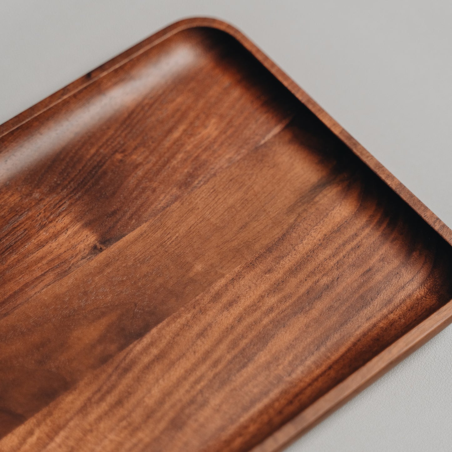 Walnut Valet Desk Tray